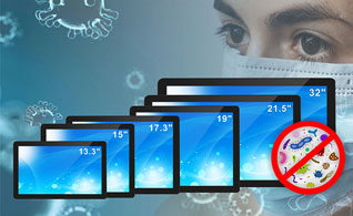 Màn hình cảm ứng LCD kháng khuẩn tác dụng lâu dài của amongo được áp dụng thành công cho hệ thống tự phục vụ y tế